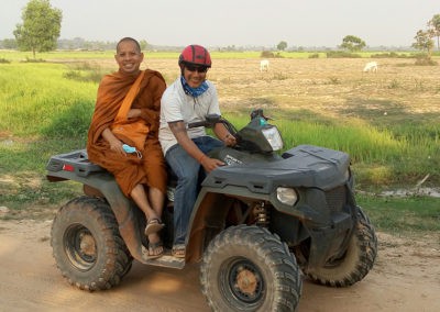 Monk on a Quad