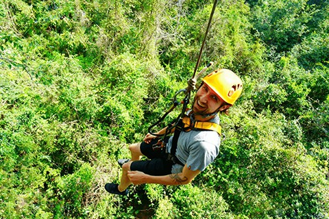 Zipline Quad Adventure Tour - 吴哥滑索+沙滩车探险组合