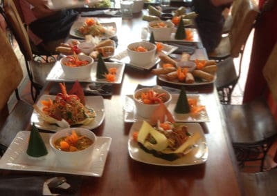 Dining at Khmer Gourmet